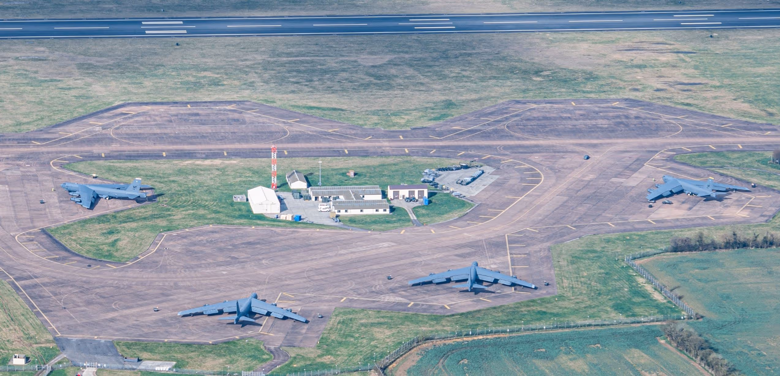 Iran UK Tensions Surge as US Stealth Bombers Head to Britain 2026 2 RAF Fairford air base in the UK preparing for bomber operations amid Iran UK tensions