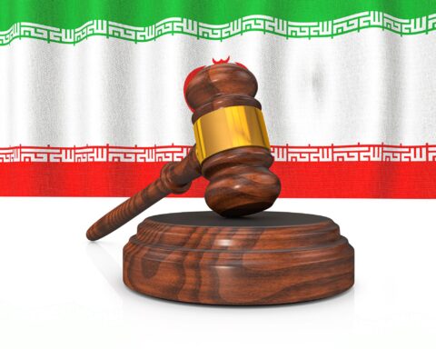Iran legal system analysis highlighted by judiciary building in Tehran 2026