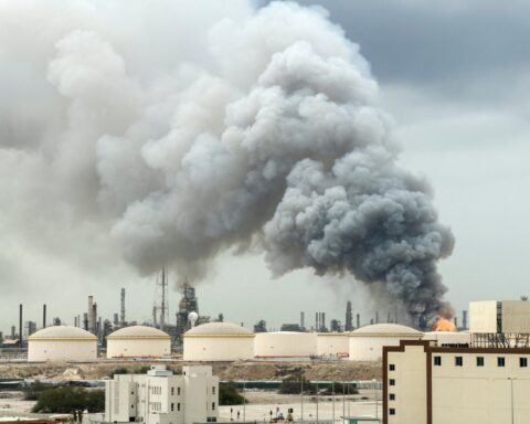 Middle East infrastructure attack drone strike targeting oil and gas infrastructure