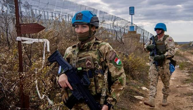 Beirut skyline during Lebanon security crisis amid rising tensions