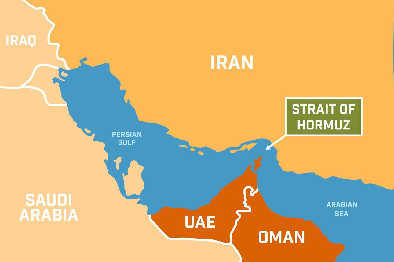 Strait of Hormuz Tensions Rise as 3 Ships Pass Amid US-Iran Standoff 2 Naval ships operating during Strait of Hormuz tensions in Gulf region