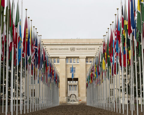 Diplomats discussing Switzerland Iran strikes statement about US Israeli attacks on Iran