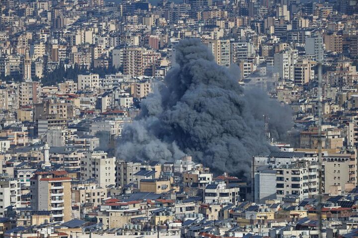 Building damage in Beirut linked to Israel Hezbollah conflict Beirut tensions