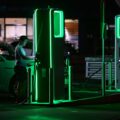 Uber electric mobility expansion charging hub installation in San Francisco 2026