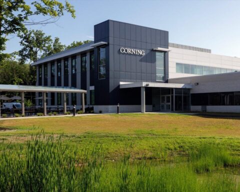 Advanced fiber optic production facility supporting US AI manufacturing growth in 2026