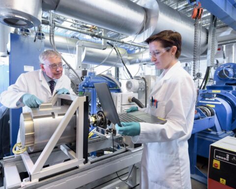 EV battery breakthrough lithium sulphur battery research scientists laboratory