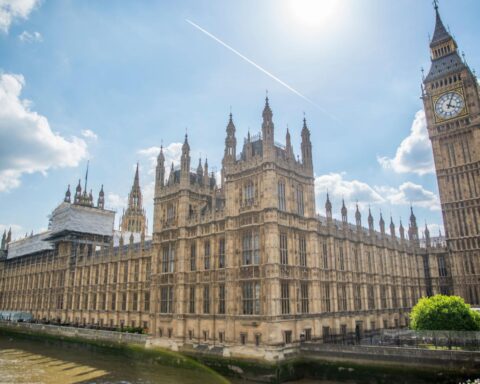 UK political turmoil at Westminster Parliament in London 2026