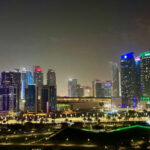 air defense system intercepting drone during Middle East geopolitical tensions