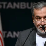 Leaders discussing Middle East war resolution during international summit