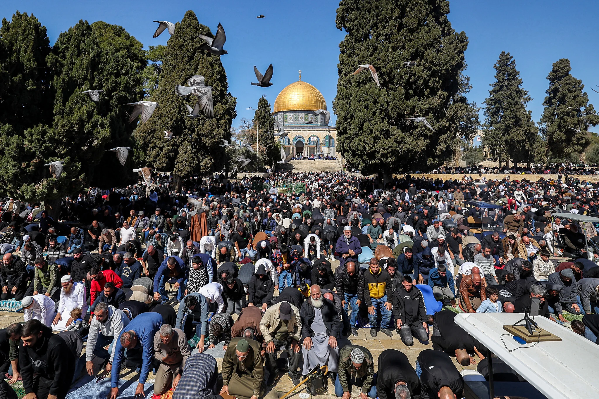 Israel Palestine tensions surrounding Jerusalem Old City and Al-Aqsa Mosque complex