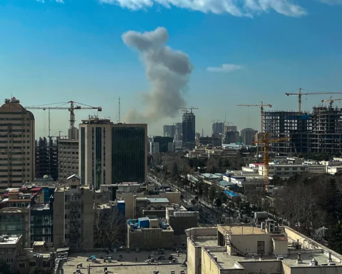 Missile interception over Israel during Iran Israel escalation