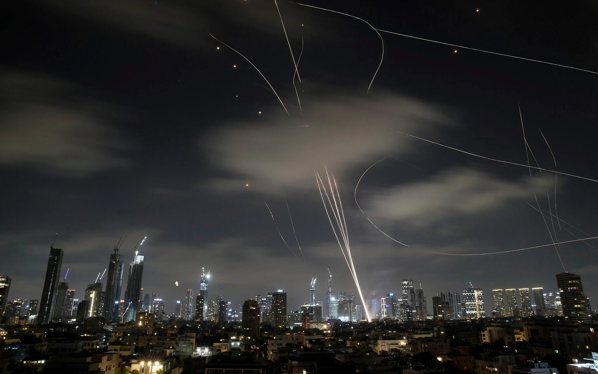 Middle East Attacks Trigger Alarming Escalation Middle East 2026 1 Air defense system intercepting projectile during Middle East attacks