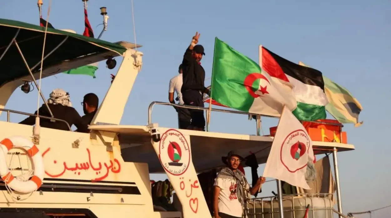 Activists condemn Israel for halting 14 Gaza aid boats