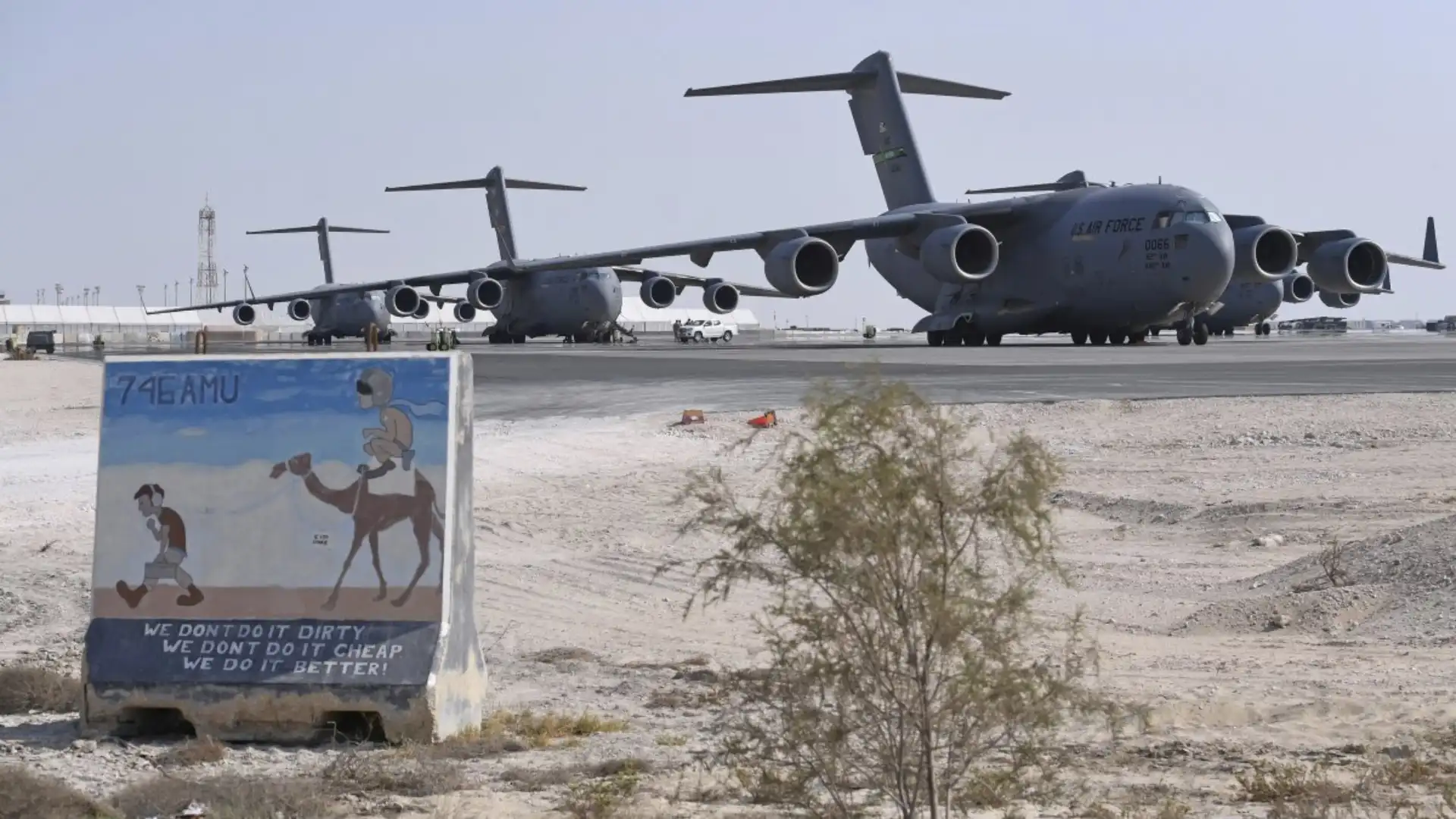 Al Udeid air base hosts centcom regional operations headquarters