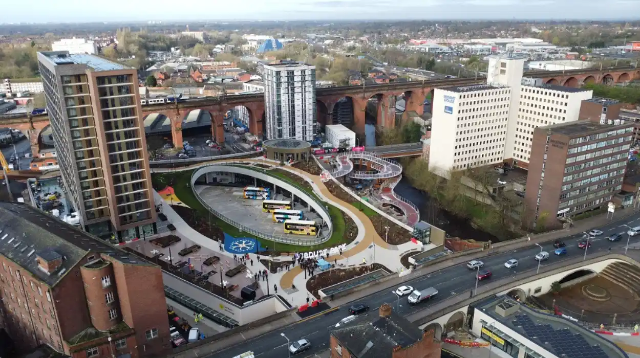 Andy Burnham praises Stockport’s development achievements