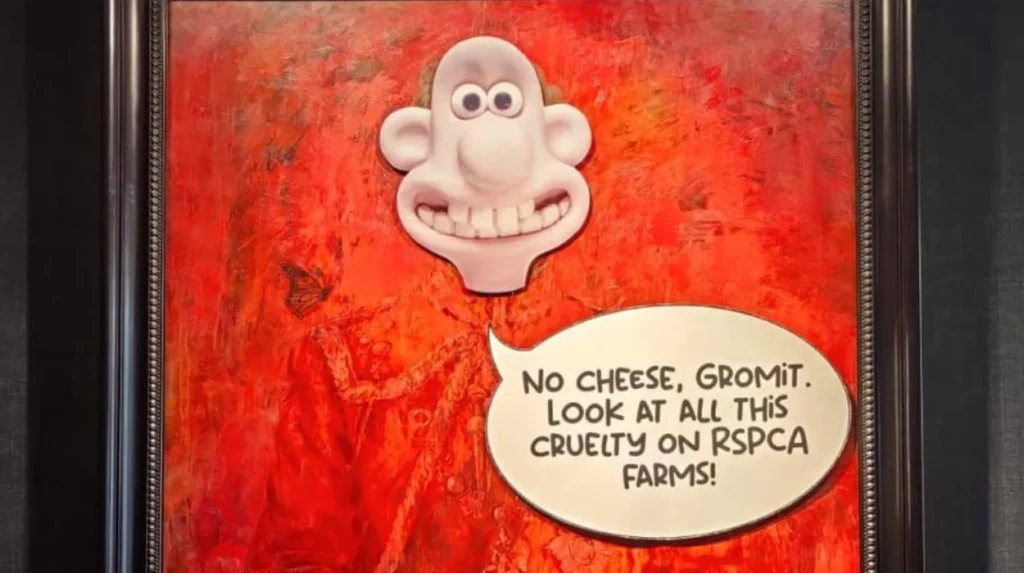 Animal Rights Protesters Damage King's Portrait in London Gallery Vandalism