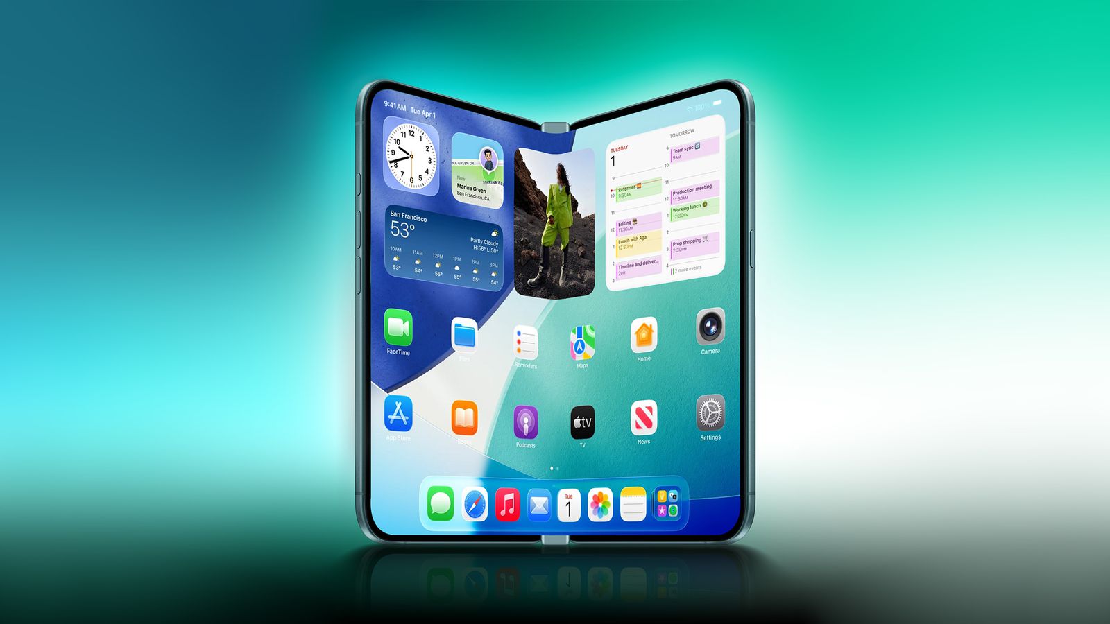 Apple foldable phone hinge durability