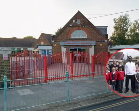 Arsenal’s Saka returns to Greenford’s Edward Betham school