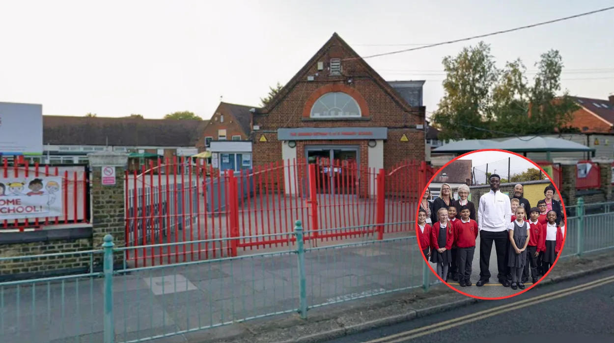 Arsenal’s Saka returns to Greenford’s Edward Betham school