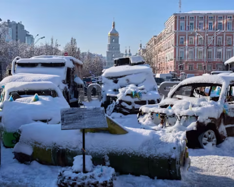 Residential buildings affected by Ukraine energy infrastructure failures