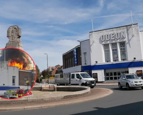 Beckenham high street fire shuts down town centre in Bromley