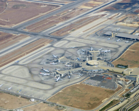 Israel airport emergency hazmat team response Ben Gurion hazardous materials incident