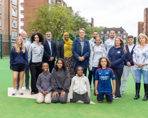 Camden celebrates new Peckwater Estate pitch