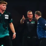 Cameron Menzies loses temper after PDC World defeat