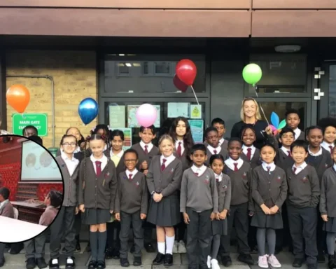 Chestnut Park Primary School Council in Croydon visits Parliament on key date