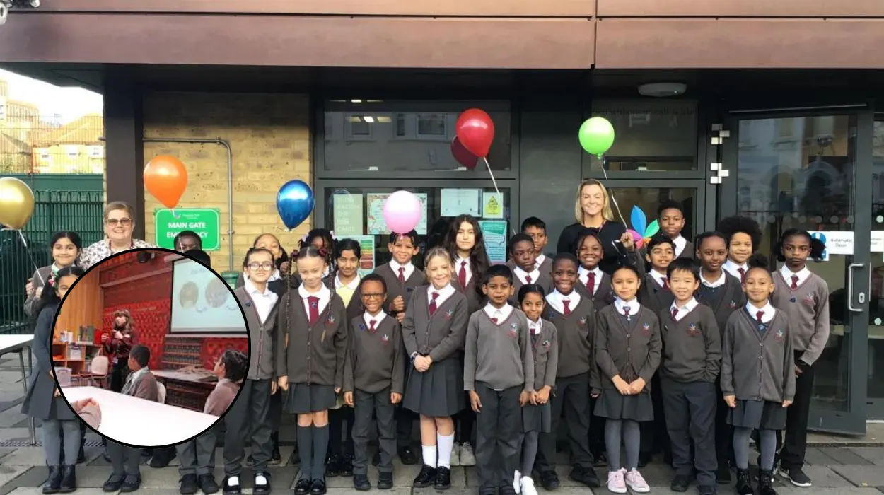 Chestnut Park Primary School Council in Croydon visits Parliament on key date