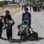 Israel Lebanon evacuation crisis map showing conflict areas and evacuation zones