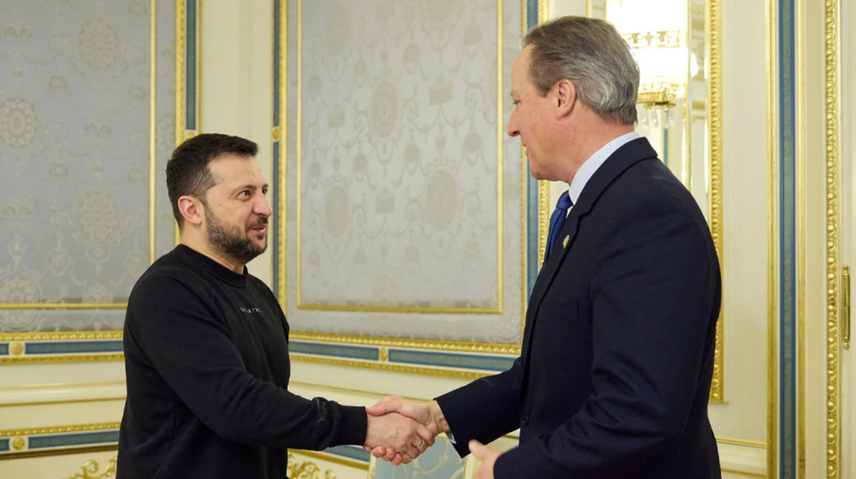 David Cameron calls for a dedicated aid minister to support Ukraine