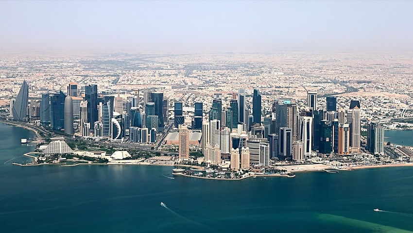 Iran regional threat analysis highlighting Al Udeid Air Base US military presence in Qatar