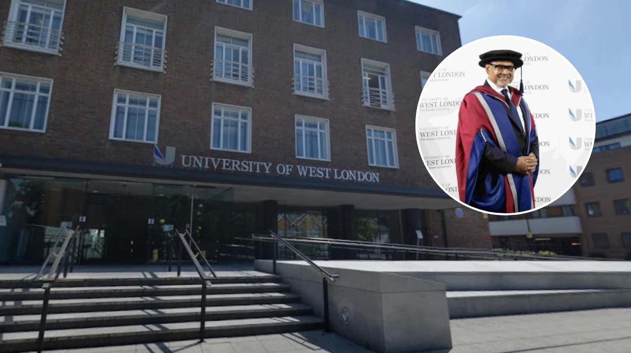 Ealing’s University of West London awards honorary doctorate to Rajesh Sinha