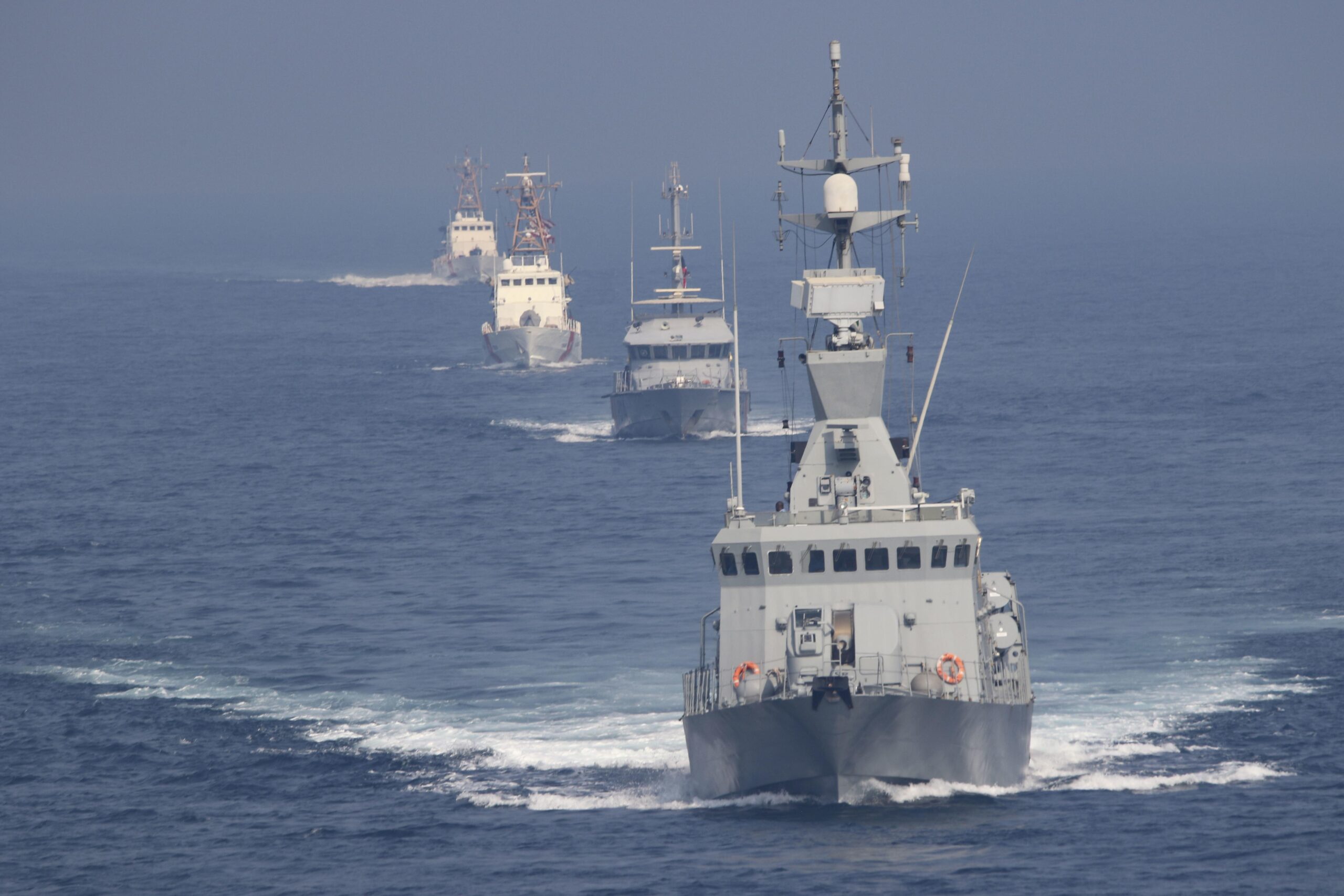 Gulf Maritime Security Fears Rise After Vessel Incident Near Qatar Doha, Qatar 2026 3 Maritime patrol ship monitoring Gulf maritime security routes in the Middle East