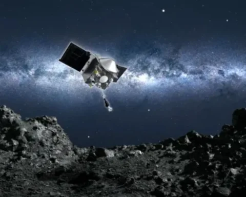 Elation as Nasa’s Osiris-Rex probe tags asteroid Bennu in sample bid
