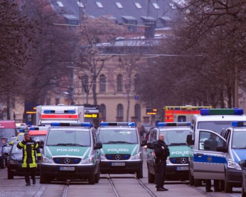 Germany public safety alert police cordon investigation Leipzig city