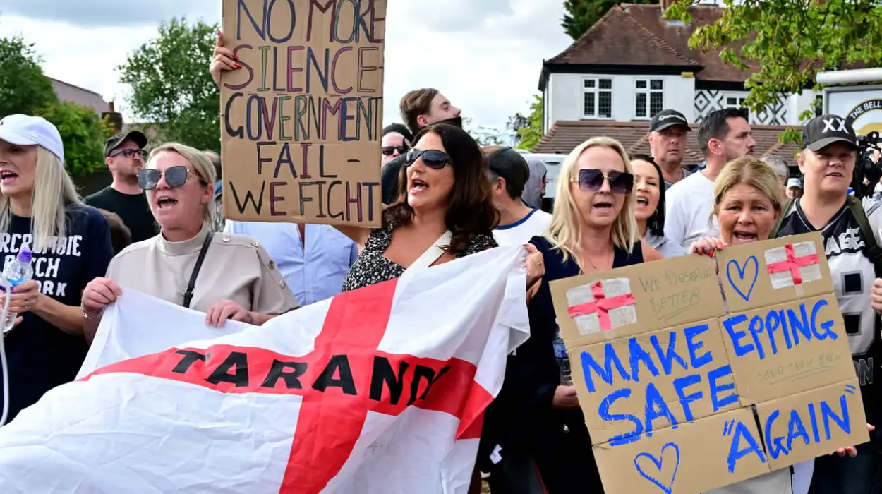 Far-right organising UK asylum hotel protests, posts reveal