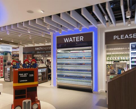 WH Smith retail shelves affected by UK retail travel disruption news