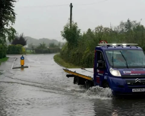 Flash flooding disrupts schools and transport across England