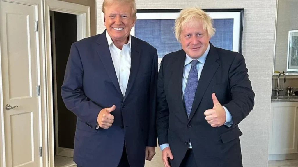 Former UK PM Johnson endorses Trump's leadership after attack
