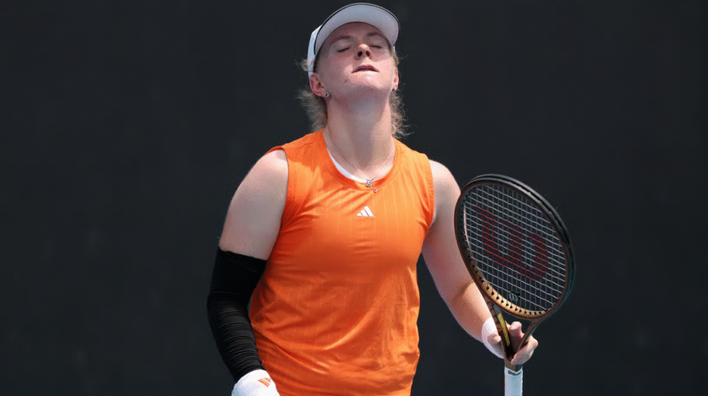 Francesca Jones retires injured in tears during Australian Open 2026 first round