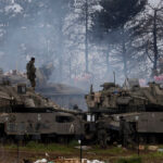 Hezbollah ceasefire statement Middle East political tension abstract concept