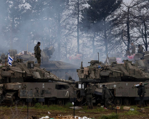 Hezbollah ceasefire statement Middle East political tension abstract concept