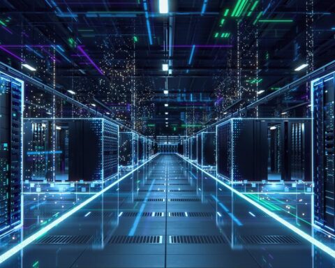 AI innovation slowdown neural network visualization digital concept