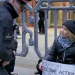 Greta Thunberg arrested in London supporting Palestine Action's hunger strike