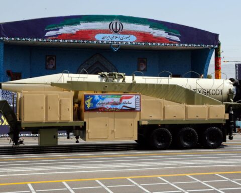 Iran missile systems displayed as Middle East military tensions escalate