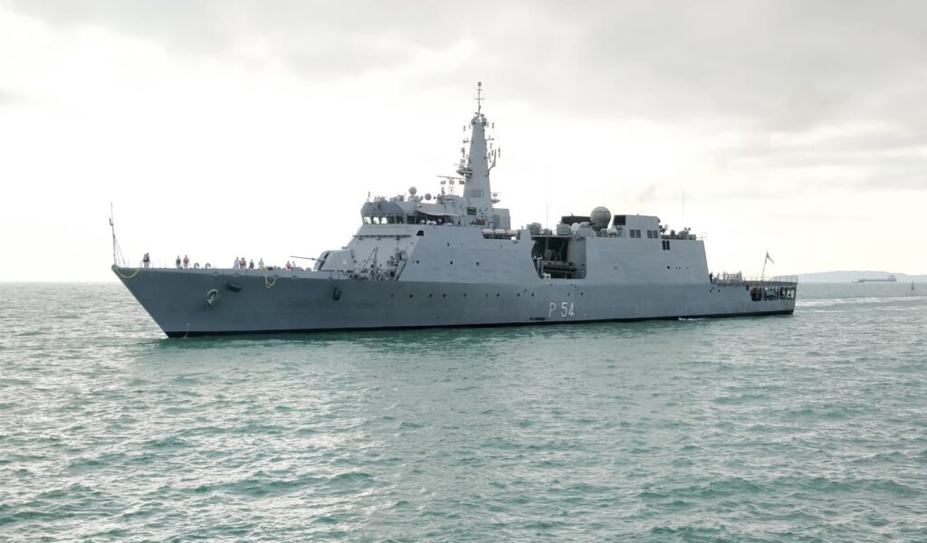 Naval vessels patrolling the Indian Ocean following Sri Lanka naval strike