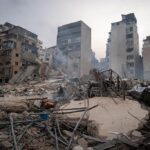 Israel military operations damage firetruck during Lebanon strike response