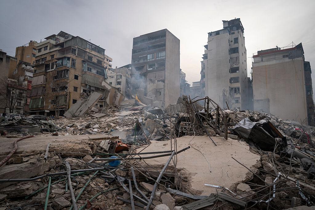 Israel military operations damage firetruck during Lebanon strike response